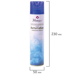 Освежитель воздуха аэрозольный 300 мл МЕЛОДИЯ &laquo;АНТИТАБАК&raquo;, 605342