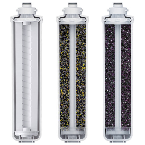 Картриджи сменные БАРЬЕР "Эксперт Стандарт", для холодной воды, 3 ступени, ресурс 10000 л, комплект 3 шт., Р213Р00