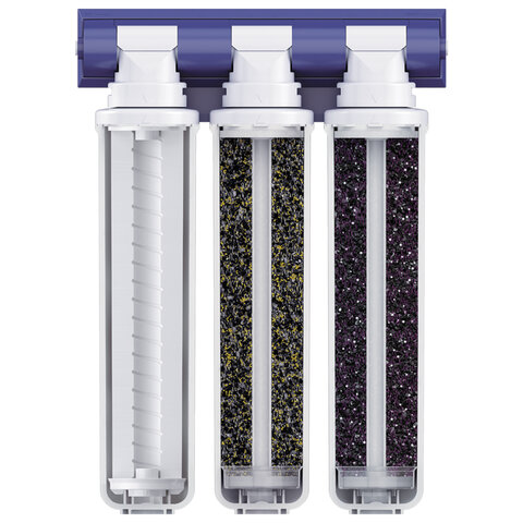 Фильтр для воды БАРЬЕР "Эксперт Стандарт", для холодной воды, 3 ступени, ресурс 10000 л, кран в комп