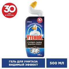 Средство для уборки туалета 500 мл ТУАЛЕТНЫЙ УТЕНОК Супер Сила &laquo;Видимый Эффект&raquo;