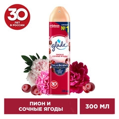 Освежитель воздуха аэрозольный 300 мл GLADE &laquo;Пион и сочные ягоды&raquo;