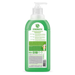 Мыло жидкое 500 мл SYNERGETIC &laquo;Луговые травы&raquo;, гипоаллергенное, биоразлагаемое, дозатор
