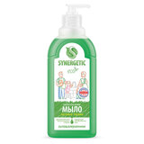 Мыло жидкое 500 мл SYNERGETIC "Луговые травы", гипоаллергенное, биоразлагаемое, дозатор