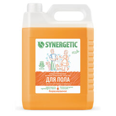 Средство для мытья пола и поверхностей 5 л SYNERGETIC, c дезинфицирующим эффектом, биоразлагаемое