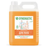 Средство для мытья пола и поверхностей 5 л SYNERGETIC, c дезинфицирующим эффектом, биоразлагаемое