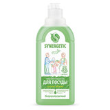 Гель для мытья посуды антибактериальный 500 мл, SYNERGETIC "Яблоко"