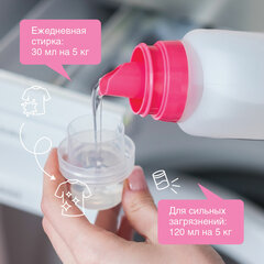 Гель для стирки универсальный 1 л SYNERGETIC ГИПОАЛЕРГЕННЫЙ, биоразлагаемый