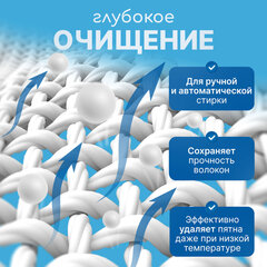 Стиральный порошок для всех типов стирки 3 кг ЛЮБАША, для всех типов тканей, 605569