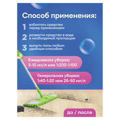 Средство концентрат для машинной и ручной мойки полов 5,6 кг, GRASS FLOOR WASH STRONG, щелочь