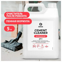 Средство для уборки после строительства 5,5 кг GRASS CEMENT CLEANER, кислотное, концентрат