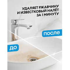 Средство для чистки сантехники кислотное 600 мл, GRASS GLOSS АНТИНАЛЕТ, триггер