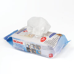 Салфетки влажные хозяйственные LAIMA &laquo;УНИВЕРСАЛЬНЫЕ &raquo;7 в 1", антибактериальные, 80 шт., 605659