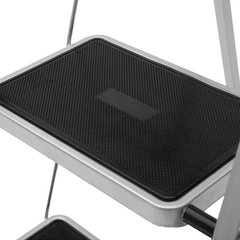 Стремянка стальная КЛАСС ПЛЮС, 4 ШИРОКИЕ СТУПЕНИ 20&times;30 см, верхняя площадка 91 см, до 120 кг, 123304