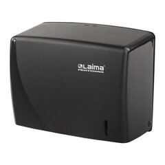 Диспенсер для полотенец LAIMA PROFESSIONAL ORIGINAL (Система H3), V-сложения, черный, ABS, 605762