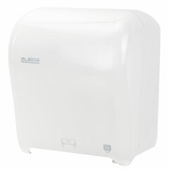 Диспенсер для полотенец в рулонах LAIMA PROFESSIONAL ORIGINAL (Система H1), механический, с автоотрезом листа, ABS-пластик, 605764