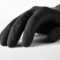 Перчатки латексные MANIPULA "КЩС-1", двухслойные, размер 10, XL (очень большой), черные, L-U-03/CG-942