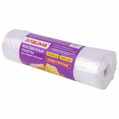 Пакеты фасовочные 30&times;40 см КОМПЛЕКТ 500 шт., ПНД, 15 мкм, ОСОБО ПРОЧНЫЕ, рулон на втулке, LAIMA, 605954