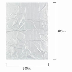 Пакеты фасовочные 30&times;40 см КОМПЛЕКТ 500 шт., ПНД, 15 мкм, ОСОБО ПРОЧНЫЕ, рулон на втулке, LAIMA, 605954