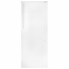 Жалюзи горизонтальные BRABIX 40&times;155 см, ПЛАСТИК, цвет белый, 606023