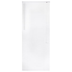 Жалюзи горизонтальные BRABIX 100&times;155 см, ПЛАСТИК, цвет белый, 606027
