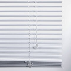Жалюзи горизонтальные BRABIX 60&times;160 см, АЛЮМИНИЙ, цвет белый, 606034