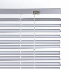 Жалюзи горизонтальные BRABIX 70&times;160 см, АЛЮМИНИЙ, цвет серебристый, 606037