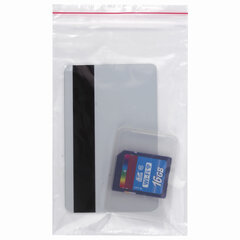 Пакеты с замком ZIP LOCK &laquo;зиплок&raquo;, комплект 100 шт., 80&times;120 мм, ПВД, толщина 35 микрон, BRAUBERG, 606209