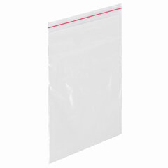 Пакеты с замком ZIP LOCK &laquo;зиплок&raquo;, комплект 100 шт., 100&times;150 мм, ПВД, толщина 35 микрон, BRAUBERG, 606211