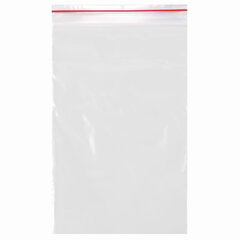 Пакеты с замком ZIP LOCK &laquo;зиплок&raquo;, комплект 100 шт., 150&times;200 мм, ПВД, толщина 40 микрон, BRAUBERG, 606213