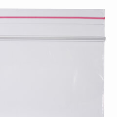 Пакеты с замком ZIP LOCK &laquo;зиплок&raquo;, комплект 100 шт., 200&times;250 мм, ПВД, толщина 40 микрон, BRAUBERG, 606215