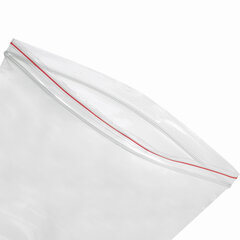 Пакеты с замком ZIP LOCK &laquo;зиплок&raquo;, комплект 100 шт., 200&times;300 мм, ПВД, толщина 40 микрон, BRAUBERG, 606216