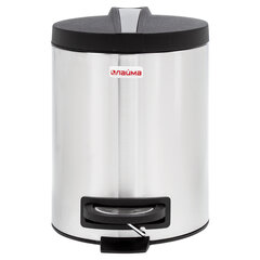 Ведро мусорное с педалью 5 литров &laquo;Modern&raquo;, МАТОВОЕ, нержавеющая сталь, со съемным внутренним ведром, LAIMA, 606301