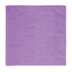 Салфетка из МИКРОФИБРЫ универсальная 30&times;30 см фиолетовая 180 г/<wbr/>м<sup>2</sup>, ЛЮБАША ЭКОНОМ, 606304