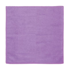 Салфетка из МИКРОФИБРЫ универсальная 30&times;30 см, фиолетовая, 220 г/<wbr/>м<sup>2</sup>, ЛЮБАША ПЛЮС, 606305