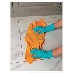 Тряпка для мытья пола, 50&times;60 см, плотная микрофибра, желтая, 380 г/<wbr/>м<sup>2</sup>, PACLAN &laquo;Practi Microfiber&raquo;