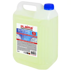 Средство для отбеливания, дезинфекции и уборки 5 л, БЕЛИЗНА-ГЕЛЬ (хлора 15-30%), LAIMA PROFESSIONAL, 606379