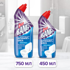 Средство для уборки туалета дезинфицирующее 750 мл CILLIT BANG &laquo;Антиналет+Блеск&raquo;, Свежесть океана, 07813