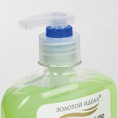 Мыло-крем жидкое 300 г ЗОЛОТОЙ ИДЕАЛ &laquo;Глицерин и алоэ вера&raquo;,с антибактериальным эффектом, дозатор, 606412