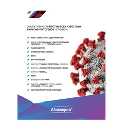 Антисептик для рук и поверхностей спиртосодержащий (64%) 5 л АБАКТЕРИЛ-АКТИВ, дезинфицирующий, жидкость