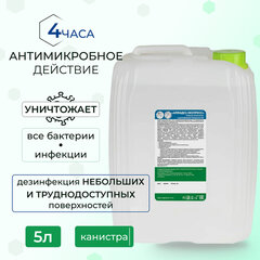 Антисептик для рук и поверхностей спиртосодержащий (63%) 5 л АЛМАДЕЗ-ЭКСПРЕСС, дезинфицирующий, жидкость
