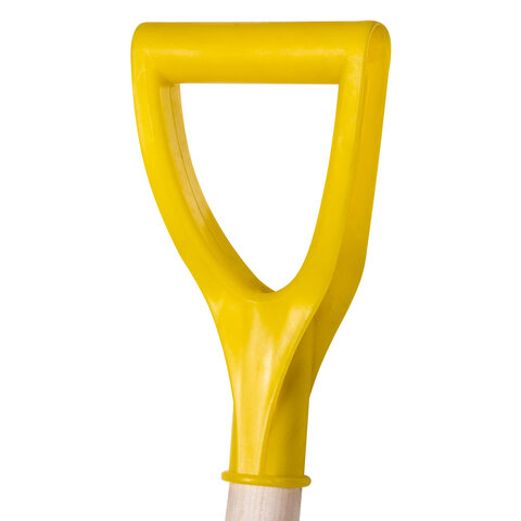 Лопата совковая из рельсовой стали ГРАНДМАСТЕР, 23х28 см, высота 130 см, деревянный черенок, 606554