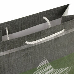 Пакет подарочный (1 штука) 26&times;13&times;32 см, ЗОЛОТАЯ СКАЗКА &laquo;Звезда&raquo;, ламинированный, 606588
