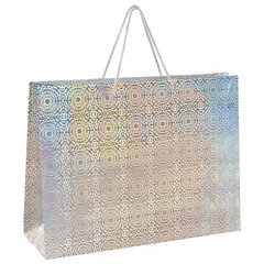 Пакет подарочный (1 штука) 45&times;13&times;33 см, ЗОЛОТАЯ СКАЗКА голография, ассорти 3 цвета, 606609