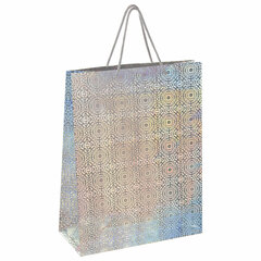 Пакет подарочный (1 штука) 33&times;13&times;45 см, ЗОЛОТАЯ СКАЗКА голография, ассорти 3 цвета, 606610