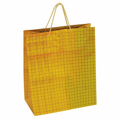 Пакет подарочный (1 штука) 41&times;19&times;49 см, ЗОЛОТАЯ СКАЗКА голография, ассорти 3 цвета, 606611