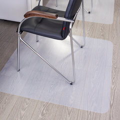 Коврик защитный напольный BRABIX, полипропилен, 90&times;120 см, матовый, толщина 1,2 мм, 606622