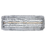 Насадка МОП плоская для швабры/держателя 40 см, ТИП У/К, хлопок/микрофибра, СЕРАЯ, LAIMA EXPERT, 606629