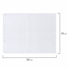 Салфетки ВАФЕЛЬНЫЕ отбеленные, 45&times;60 см, плотность 160(±10) г/<wbr/>м<sup>2</sup>, КОМПЛЕКТ 10 шт., ЛЮБАША, 606635