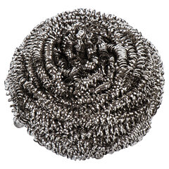 Губки (мочалки) металлические, спиральные, 12&times;15 г, КОМПЛЕКТ 12 шт., для посуды, гриля, плиты, LAIMA, 606658