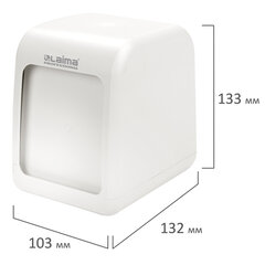 Диспенсер для салфеток LAIMA PROFESSIONAL CLASSIC (Система N2), настольный, белый, ABS-пластик, 606679